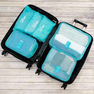 🆕 NIB 💖6-Piece Packing Cubes for Luggage Organization